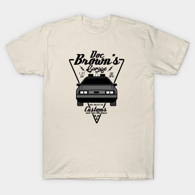 Brown's Garage T-Shirt by carloj1956